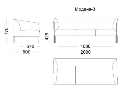 Диван Модена-3