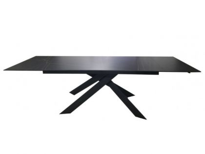 Стіл розкладний GRACIO LOFTY BLACK кераміка 160-240 см